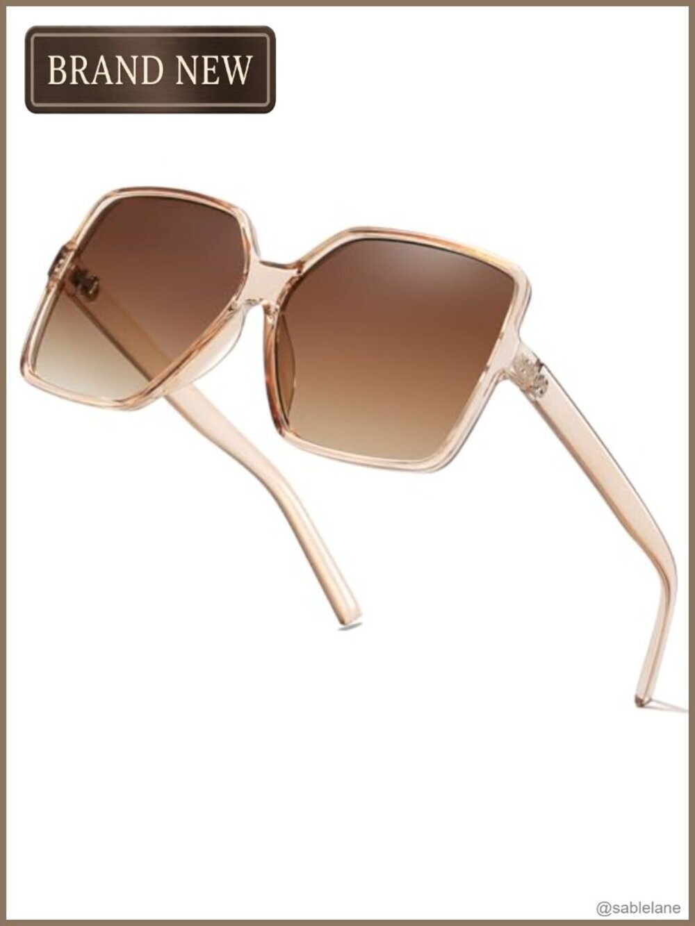Chic Square Oversized Sunglasses for Women UV Protection